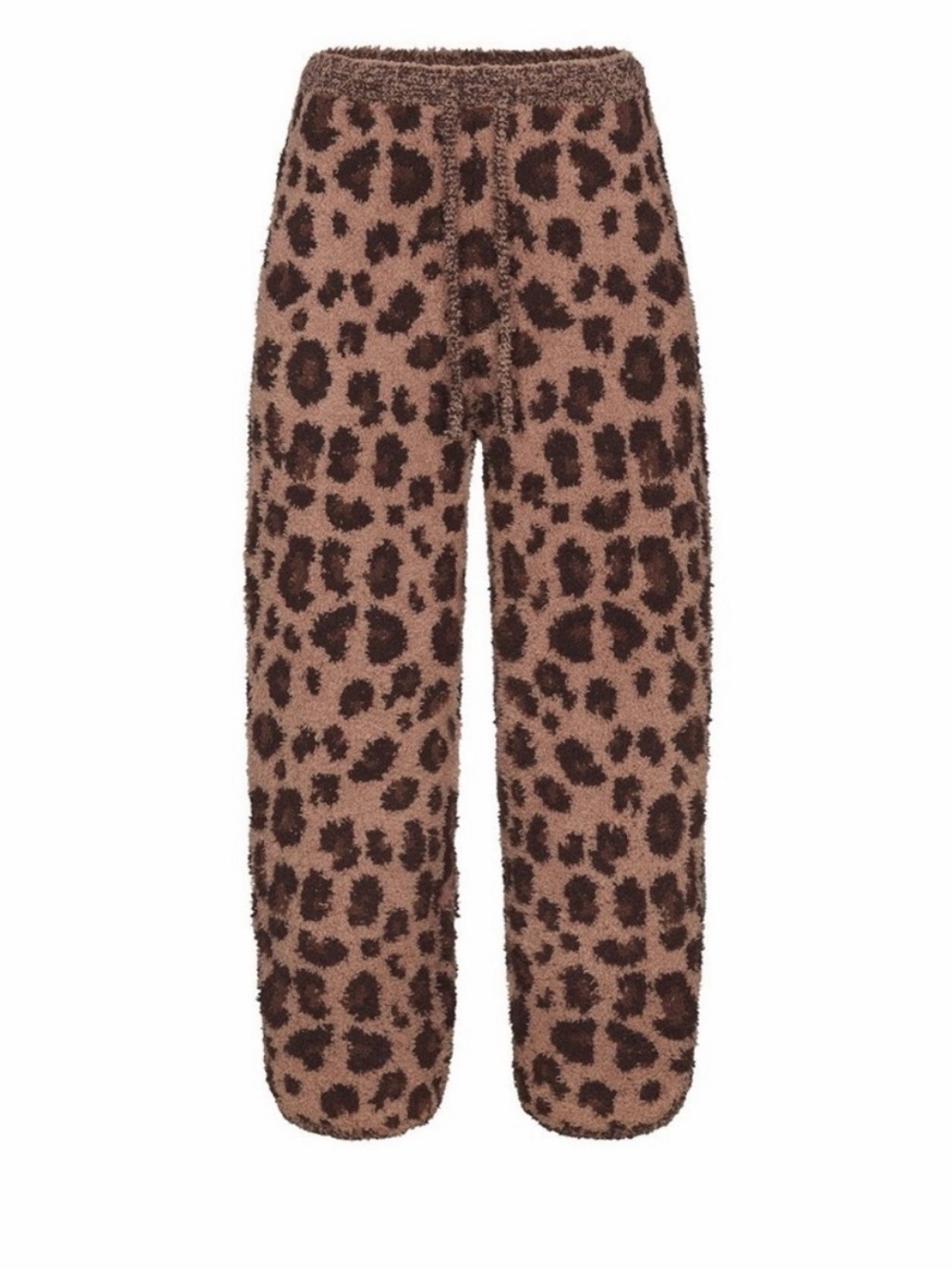 SKIMS Cozy Oversized Jogger in Sienna Leopard